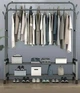 Подвійна стійка-вішак для одягу та полиці взуття Loft Rack підлогова - изображение 1