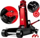 Домкрат гидравлический подкатный 2.5т 85-385мм MasterJack2500 Maltec 550 x 210 x 120 мм с поворотными колесами, красный - изображение 3