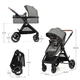 Універсальна коляска-трансформер 2 в 1 Kinderkraft Esme Grey, 5902533929658 - зображення 8