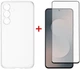 Комплект чехол для смартфона + стекло Samsung Galaxy S25 FE DENGOS Transparent (DG-KM-172) - изображение 1
