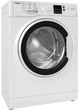 Стиральная машина Whirlpool WRBSS 6239 W UA, фронтальная, узкая, 6 кг, 1200, класс С/A/B, 42,5 см, 16 программ, дисплей, инвертор, белый с черным люком - изображение 2