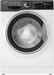 Стиральная машина Whirlpool WRBSB 6228 B UA, фронтальная, узкая, 6 кг, 1200, класс С/A/B, 42,5 см, 16 программ, дисплей, инвертор, белый с черным люком - изображение 1