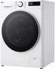 Стиральная машина LG серии AI DD™ TurboWash™ 360˚ F4Y5ES0W, фронтальная, полноразмерная, 11 кг, 1400, класс A/A/B, 56 см, 12 программ, дисплей, пар, инвертор, белый с черным люком - изображение 3