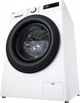 Пральна машина LG серії AI DD™ TurboWash™ 360˚ F4Y5ES6W, фронтальна, повнорозмірна, 11 кг, 1400, клас A/A/B, 56 см, 12 програм, дисплей, пара, інвертор, білий з чорним люком з накладкою на дверцята - зображення 4