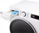 Стиральная машина LG серии AI DD™ TurboWash™ 360˚ F2Y5PS0W, фронтальная, узкая, 8 кг, 1200, класс A/A/B, 47 см, 12 программ, дисплей, пар, инвертор, белый с черным люком с накладкой из закаленного стекла - изображение 8