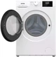 Стиральная машина Gorenje WNGPI 61SBS, фронтальная, узкая, 6 кг, 1000, класс С/A/C, 43,5 см, 15 программ, пар, дисплей, инвертор, белый - изображение 4
