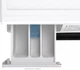 Стиральная машина Gorenje W3NGPI 62SBS, фронтальная, узкая, 6 кг, 1200, класс С/A/С, 43,5 см, 15 программ, пар, дисплей, инвертор, белый с черным люком - изображение 6
