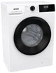 Стиральная машина Gorenje W1NHPI 84AS/UA, фронтальная, узкая, 8 кг, 1400, класс C/A/С, 43,5 см, 15 программ, пар, дисплей, инвертор, белый с черным люком - изображение 2