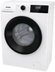 Стиральная машина Gorenje W1NHPI 84AS/UA, фронтальная, узкая, 8 кг, 1400, класс C/A/С, 43,5 см, 15 программ, пар, дисплей, инвертор, белый с черным люком - изображение 3