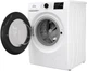 Стиральная машина Gorenje серии G400 WPNEI 84A1S WIFI/UA, фронтальная, полноразмерная, 8 кг, 1400, класс С/A/B, 54,5 см, 15 программ, дисплей, инвертор, WiFi, белый с черным люком - изображение 6