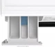 Стиральная машина Gorenje W1NHPI 84AS/UA, фронтальная, узкая, 8 кг, 1400, класс C/A/С, 43,5 см, 15 программ, пар, дисплей, инвертор, белый с черным люком - изображение 8