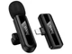 Мікрофонна радіосистема Hoco L20 Fair Wireless/Lightning Black (6942007655484) - зображення 1