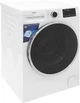Пральна машина Beko B5DFT 59447 W, фронтальна, повнорозмірна, 9 кг/6 кг, 1400, клас D/A/A, 60 см, 15 програм, дисплей, пара, інвертор, білий з чорним люком - зображення 2