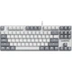 Клавиатура GamePro Genesis Metallic mk110w Outemu Red Switch usb ua White (mk110w) - изображение 1