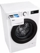 Пральна машина LG серії AI DD TurboWash 360˚ F2Y5PS6W, фронтальна, вузька, 8 кг, 1200, клас A/A/B, 47 см, 12 програм, дисплей, пара, інвертор, білий з чорним люком - зображення 10