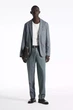 Штани чоловічі COS tailored twill trousers - straight 1217343002 44 Блакитний - зображення 1
