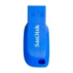 USB флеш накопитель SanDisk 64GB Cruzer Blade Electric Blue USB 2.0 (SDCZ50C-064G-B35BE) - изображение 2
