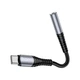 Переходник USB-C M to 3.5mm F LS33 metal gray HOCO (6931474761163) - изображение 5