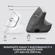 Мишка Logitech Lift Vertical Ergonomic Wireless/Bluetooth for Business Off-white (910-006496) - изображение 7