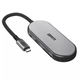 Концентратор Armorstandart USB-C to HDMI 4K, RJ45, PD, 2USB, SD, microSD Grey (ARM69365) - зображення 2