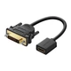 Перехідник DVI M to HDMI F 0.22m black Ugreen (20118) - зображення 1