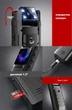 Нагрудная HD боди-камера P1 WiFi p2p поворотная камера акумулятор клипса - изображение 5