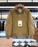 Чоловіча куртка пуховик бомбер Burberry з вертикальним коміром, бежевого кольору, М - зображення 2