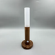 Светильник LED W-52 настенный с датчиком движения, под дерево Induction lamp, аккумуляторная лампа-ночник с теплым светом, магнитным креплением и USB-зарядом, для спальни, коридора, кухни Темное дерево - изображение 2