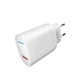 Зарядное устройство Yoki Led Series YK-QC 3.0 18W мощный оригинальный универсальный надёжный портативный сетевой адаптер с быстрой зарядкой QC3.0 блок питания USB-C энергоэффективное для телефонов планшетов айфона iPhone самсунга Samsung белый - изображение 6