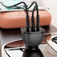 Автомобільний зарядний пристрій ACEFAST B14 165W (2*USB-C+USB-A) 3-port car charger Black (6974316282938) (16279) - изображение 6