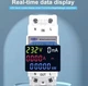 Умный Wi-Fi электросчетчик/реле/автомат TOMZN TOMPD-63WIFI 1P+N 63A с подсветкой экрана 1-фазный - изображение 3