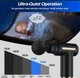 Массажер для тела Massage Gun + 4 перкуссионный насадки, ручной массажер черного цвета - изображение 5
