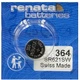 Батарейка часовая Renata 364, V364, D364, SR621SW, SR60, 602 - изображение 3