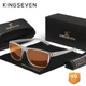 Очки компьютерные Blue Blocker 99% для мужчин и женщин KINGSEVEN 755 Transparent 99 - изображение 1