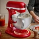 Кухонный комбайн KitchenAid Artisan 5,6 л 5KSM60SPXEER с подъемной чашей, красный - изображение 12