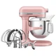 Кухонный комбайн KitchenAid Artisan 6,6 л 5KSM70SHXEDR с подъемной чашей, сухая роза - изображение 1