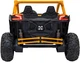 Samochód elektryczny dla dzieci Buggy SR Super 66 2-osobowy Żółty (5903864944099) - obraz 4