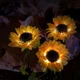 Садовое украшение светильник подсолнух 1 голова LED освещение декор для клумбы подарок для садовода или фермера - изображение 3