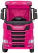 Samochód elektryczny dla dzieci Ciężarówka Scania R-Serie 1-osobowy Różowy (5903864944501) - obraz 3