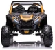 Samochód elektryczny dla dzieci Buggy ATV Racing 2-osobowy Złoty (5903864953091) - obraz 3