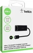 Мережева карта Belkin USB-C to Gigabit Ethernet Black (F2CU040btBLK) OEM - зображення 4
