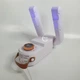 Сушилка для обуви электрическая с таймером Shoe Dryer 360°, питание 220 В, универсальная антибактериальная электросушилка для быстрой сушки и устранения запахов из кроссовок, ботинок и тапочек Белая, NV-401-White - изображение 4