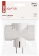 Сетевой адаптер Emos P00242 тройной круглый с заземлением White - изображение 6
