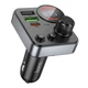 Модулятор Hoco E86 Alegria PD30W/QC3.0 с выходом Type-C , USB-A 18W/USB-A 5V / 0.5A, беспроводной FM трансмиттер, BT v5.4,поддержка TF карт и USB накопителя Black - изображение 1