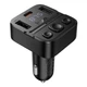 Модулятор Hoco E87 Delta 35W модуль Bluetooth V5.4/PD20W разъёмы Type-C + 2USB Black - изображение 1