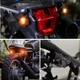 Мото повороти лед led вказівники поворотів чорні 12v - зображення 7