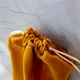 Бархатный мешочек для карт Таро, рун и оракулов (15×20 см), Желтый - изображение 4