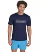 Мужской рашгард Calvin Klein футболка для купания с защитой от солнца UPF 40 1159850219 (Синий M) - изображение 1