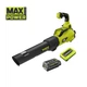 Ryobi Повітродув садовий акумуляторний Max Power RY36BLXA-140P 36В акб 1х4А·год ЗП 176км/год 3.5кг - зображення 1