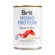 Влажный корм для собак Brit Mono Protein Dog Lamb & Rice (с ягненком и рисом) 400 г - изображение 1